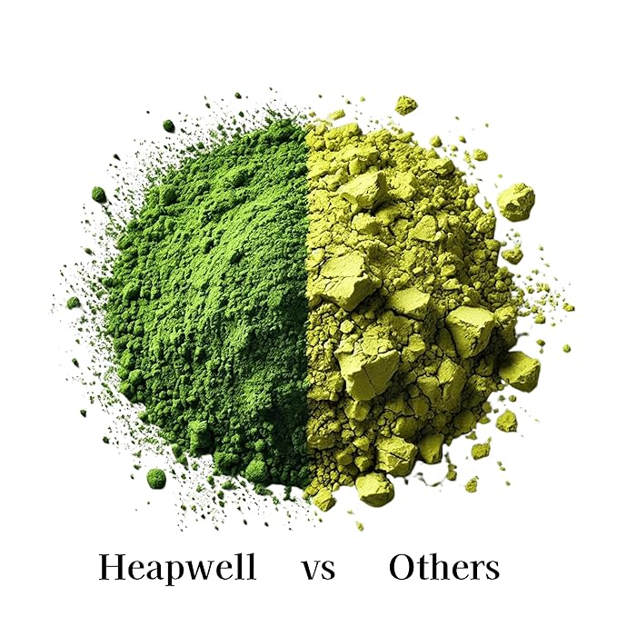 Heapwell Japanese Matcha – Premium & Ceremonial & AAA Grade Matcha Tea | Authentic Japanese Origin (8.8oz Bulk Pack, Ceremonial Grade)