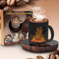 Coffee Warmer for Desk with Auto Shut Off, Coffee Mug Warmer for Desk with Auto Shut Off,2 Adjustable Temperatures & 1-12 Hours Timer (Xmas Coffee Gifts)