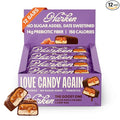Harken Sweets The Gooey One, Oat Milk Chocolate Candy Bars with Date Caramel, Sweetened with Dates and No Sugar Added, High Fiber, Nut-Free, Gluten-Free, Plant-Based, 12 Bars