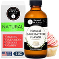 Natural Cake Batter Extract - 2 oz - Water-Soluble - By Harvest Moon Delights - Cake Batter Extract for Baking, Ice Cream, Drinks, and Candy - Flavoring, Sugar Free