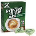 Stevia In The Raw, Plant Based Zero Calorie Sweetener, Sugar Substitute, Sugar-Free Sweetener For Coffee, Hot & Cold Drinks, Suitable For Diabetics, Vegan, Gluten-Free, 50 Count Packets (Pack of 1)
