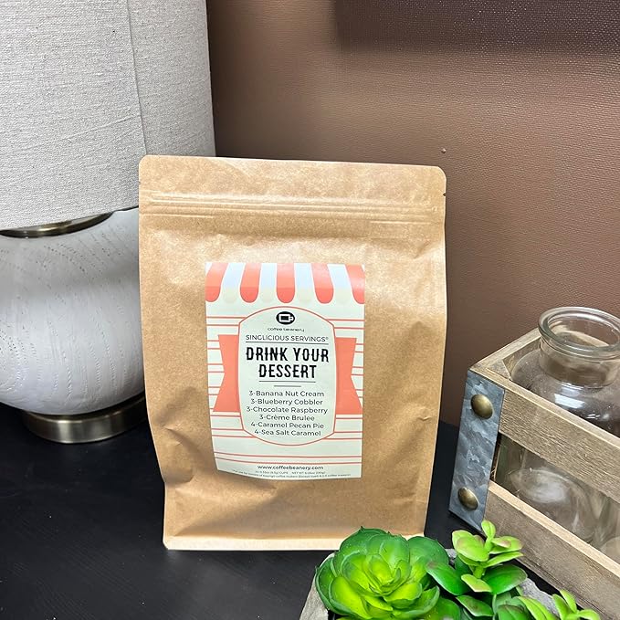 Drink Your Dessert Coffee Pod Flavored Coffee Sampler | 20ct | Light-Medium Roast