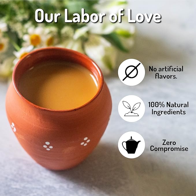 Tea India CTC Assam Loose Leaf Black Tea Strong, Full-Bodied Flavorful Blend Of Premium Black Tea Made with Natural Ingredients Traditional Indian Tea Caffeinated Iced Tea Breakfast Tea 3LB