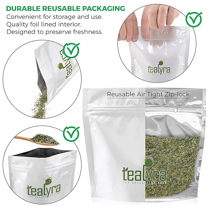 Tealyra - Sencha Kakegawa Green Tea - Best Japanese Loose Leaf Tea - Caffeine Medium - 200g (7-ounce)