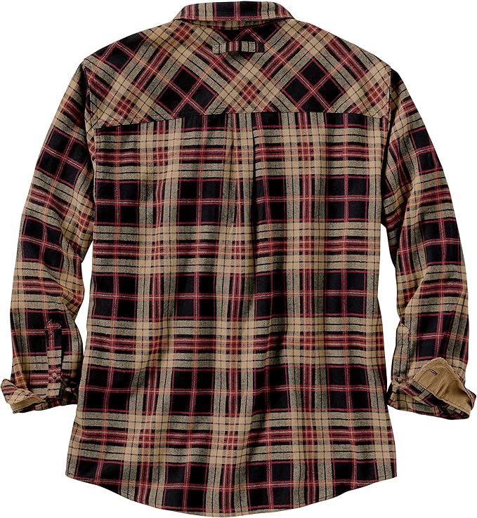 Legendary Whitetails Men's Flannel Shirt Long Sleeve Button Down 100% Cotton