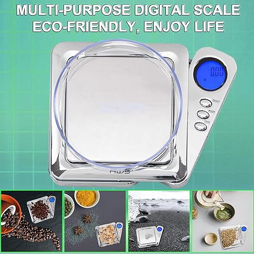 American Weigh Scales 150g x 0.01g Digital Pocket Scale - Blade Series | Precision Mini Scale 0.01g Accuracy, Pocket Gram Scale for Kitchen, Gold, Gems & Coin Scale, Smart Digital & Compact Scale