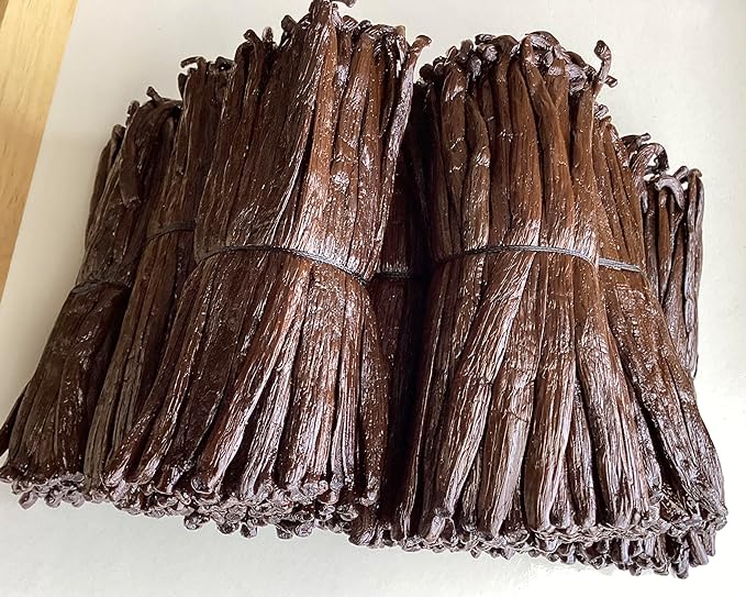 50 Organic Grade A Madagascar Vanilla Beans. Certified USDA Organic for Extract and All Things Vanilla. ~5" by FITNCLEAN VANILLA. Bulk Fresh NON-GMO Pods.