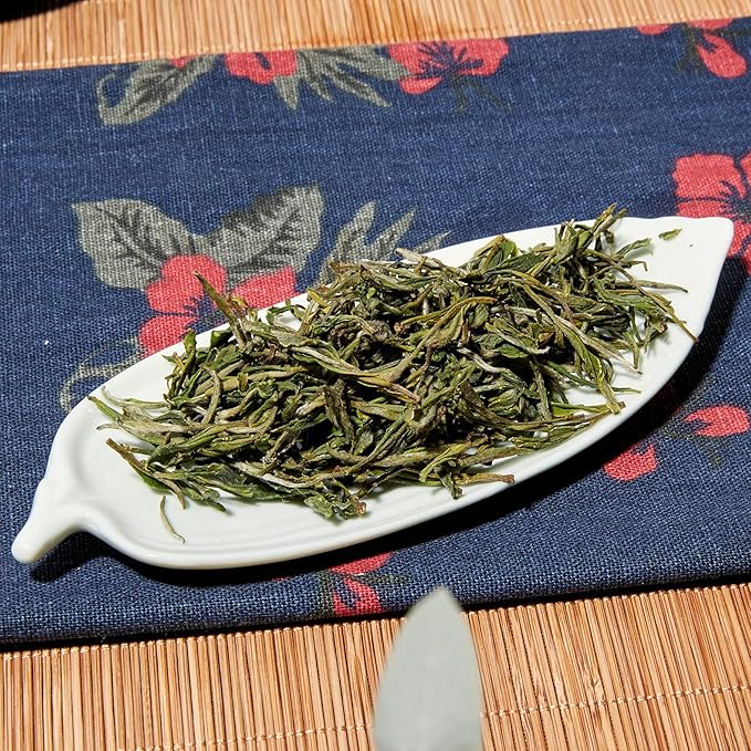 ChaWuWarmSun-[S] MaoFeng Green Tea Loose Leaf,1.75oz/50g,HuangShan Mao Feng Chinese Tea