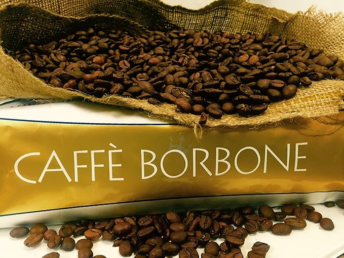 Caffè Borbone Whole Bean Coffee, Medium-Dark Roast DEK Blend, Decaffeinated Italian Coffee, 2.2 lb Bag