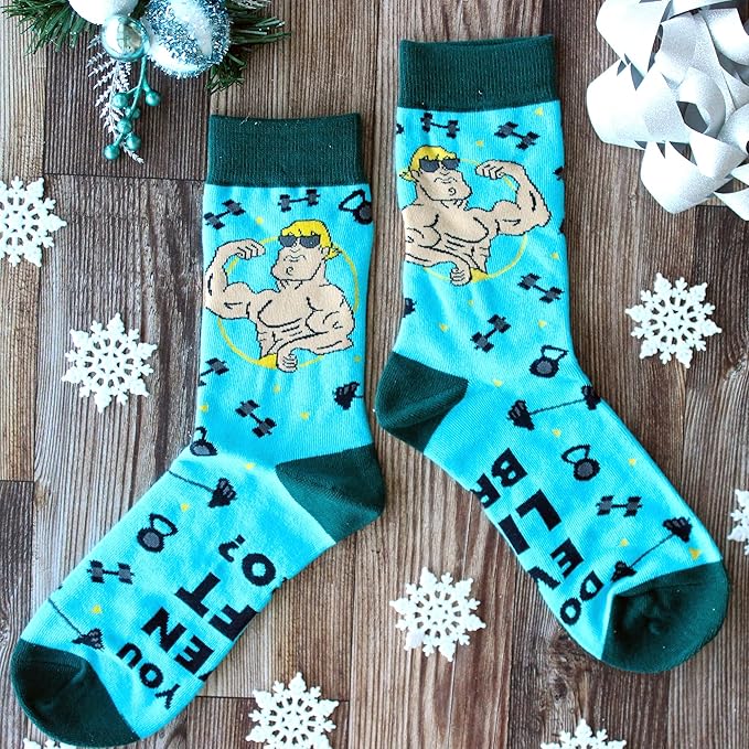 Lavley Funny Socks for Sports Fans and Players - Cool Novelty Gifts for Men, Women, & Teens