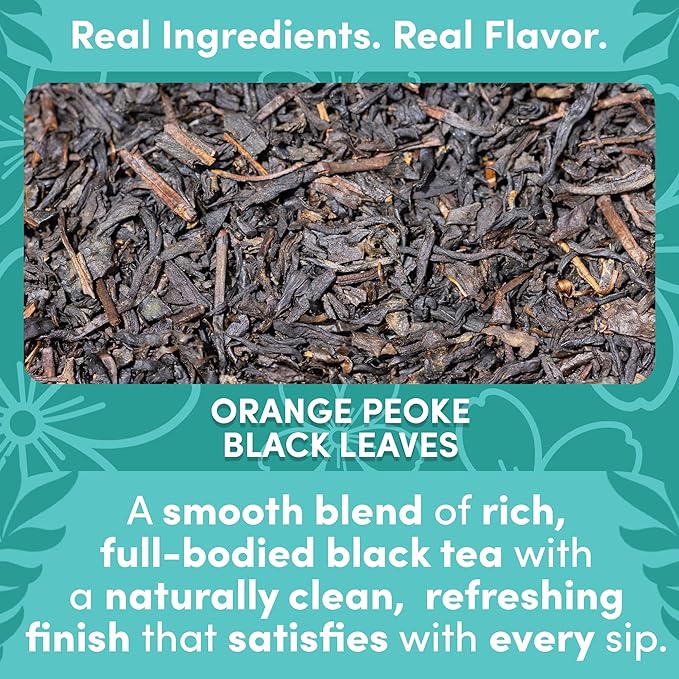 Sarasota Tea, 1 Gallon Tea Bags, Gourmet Black Orange Pekoe Iced Tea Bags, Iced Tea Packs, (48 Count)