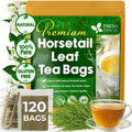 FreshDrinkUS, Premium 120 Horsetail Leaf Tea Bags, 100% Natural & Pure from Horsetail Loose Leaves Herbal Tea. Made with Natural Material Tea Bags. No Sugar, No Caffeine, No Gluten, Vegan.