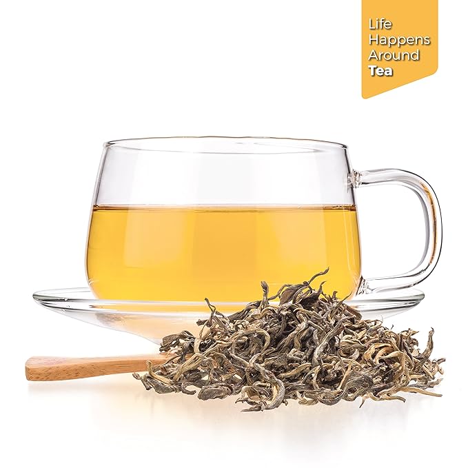 Tealyra - Huang Cha - Rare Yellow Tea - Best Chinese Yellow Loose Leaf Tea - Antioxidants Rish - Caffeine Medium - 110g (4-ounce)