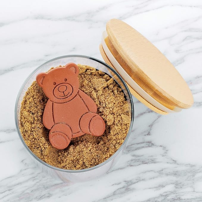 Fox Run Terracotta Brown Sugar Keeper and Saver, Bear