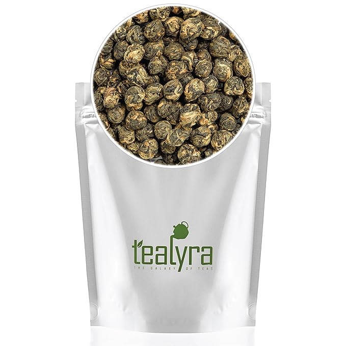 Tealyra - Black Dragon Pearls - Yunnan Special Black Tea - Loose Leaf Tea - Premium Tea - Bold Caffeine - 110g (4-ounce)