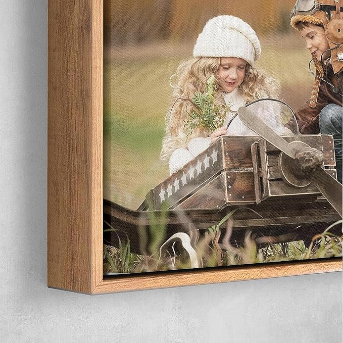 P&L ART. Personalized Custom Canvas Prints: Photo On Canvas Transform Your Photos into Stunning Framed Wall Art Digitally Printed Photo To Canvas Ideal for Home Decor Gifts Keepsakes Beige 24X36