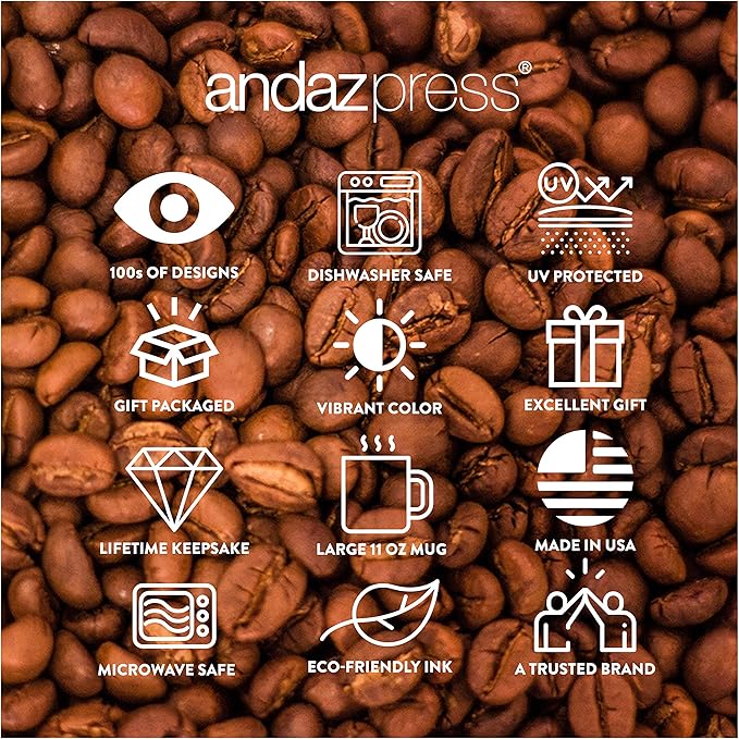 Andaz Press U.S. State 11oz. Coffee Mug Gift, I'd Rather Be in South Carolina, 1-Pack, Long Distance College Going Away Study Abroad Birthday Christmas Gifts
