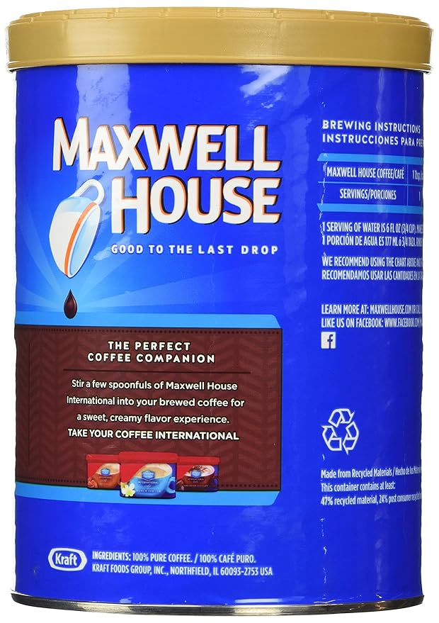 Maxwell House Colombian Ground Coffee (10.5oz Bags, Pack of 3)