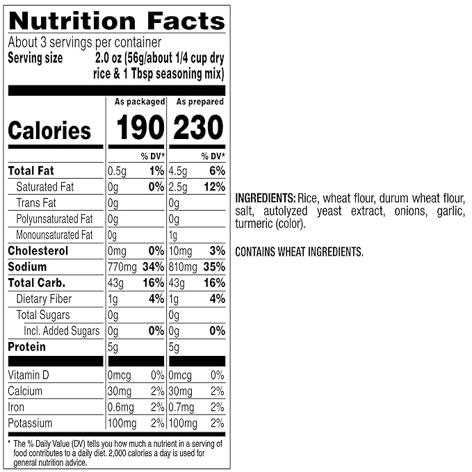 Near East Rice Pilaf Mix, Original, 6.09 Ounce (Pack of 12 Boxes)