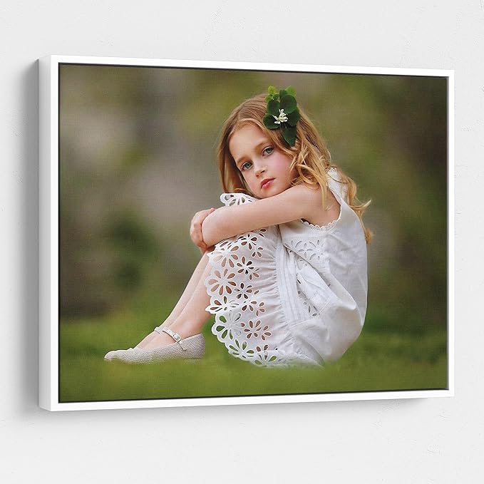 P&L ART. Personalized Custom Canvas Prints: Photo On Canvas Transform Your Photos into Stunning Framed Wall Art Digitally Printed Photo To Canvas Ideal for Home Decor Gifts Keepsakes White 16X24