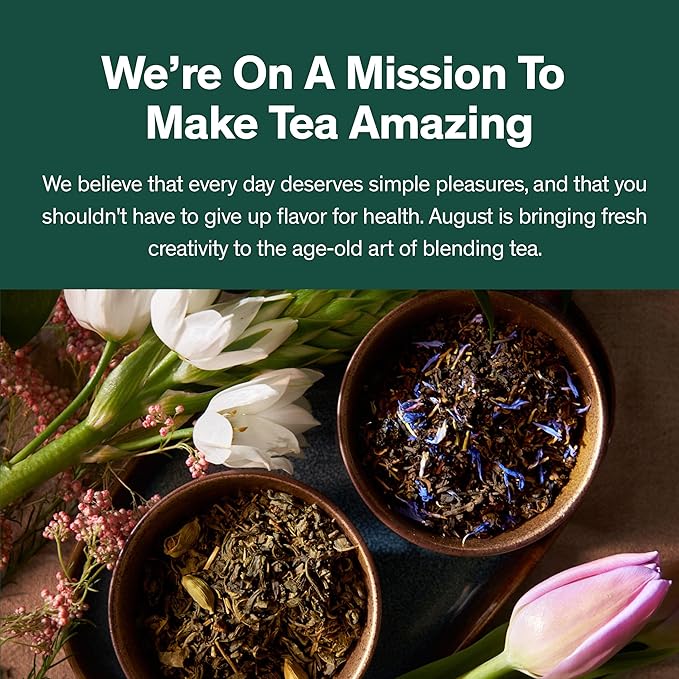 August Uncommon Painted Desert Holiday Tea – Spicy Black Tea Blend w/Notes of Mexican Chili, Cinnamon & Dark Cocoa – Loose Leaf Caffeinated Tea in a Resealable Pouch for Cozy Winter Moments (3.5oz)