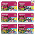 Celestial Seasonings Peppermint Herbal Tea, Caffeine Free, 20 Tea Bags Box (Pack of 6)