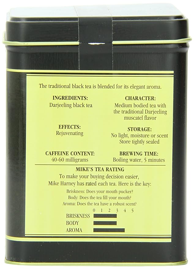Harney & Sons Loose Leaf Black Tea, Darjeeling 8 Ounce