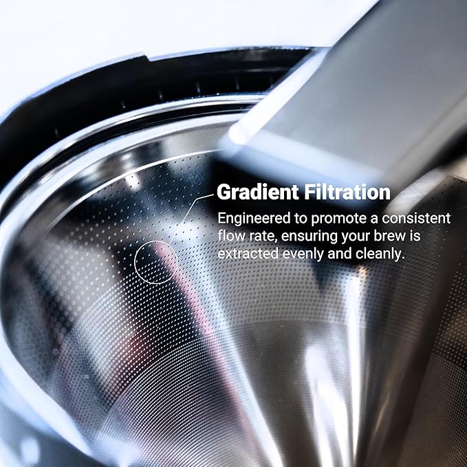 Quell Reusable #4 Coffee Filter for KBGV and KBT Brewers: Stainless Steel Alternative for Sustainable Brewing
