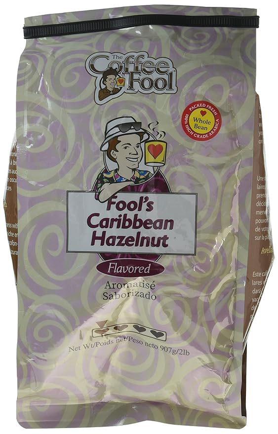 Coffee Fool’s Caribbean Hazelnut, 2 Pound (Whole Bean)