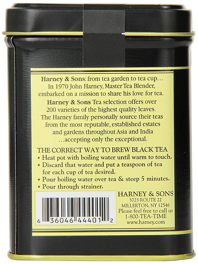 Harney & Sons Florence | 4oz Tin of Loose Chocolate Hazelnut Black Tea