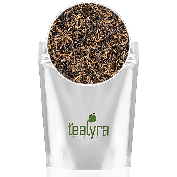 Tealyra - Yunnan Golden Special - Black Loose Leaf Tea - Best Chinese Black Tea - Perfect Morning Tea - 220g (8-ounce)