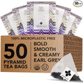Art of Tea | Organic Earl Grey Crème Tea| 50 Eco Friendly Assorted Tea Bags