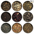 Heavenly Tea Leaves Organic Assorted 9 Loose Leaf Tea Gift Box (Approx. 90 Cups of Tea) - Sampler Set of 9 Teas & Herbal Tisanes, Great Hot or Iced, High to No Caffeine
