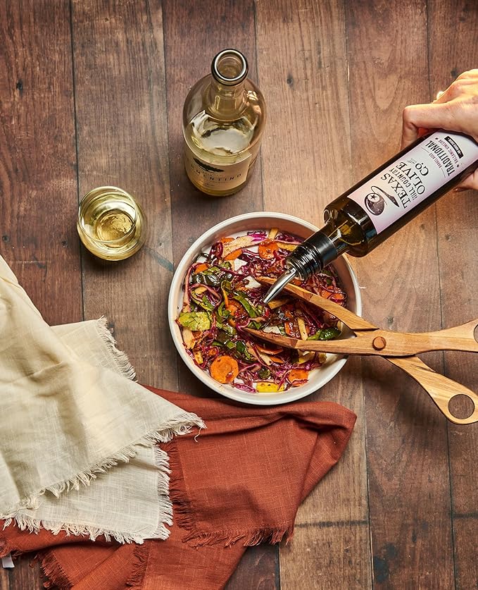 Traditional Balsamic Vinegar - Gourmet Barrel Aged Balsamic Vinegar - Great for Dressing Dipping Glazing - No Artificial Flavors or Added Sugar - Made in Texas (8.5 oz, 2 Pack)