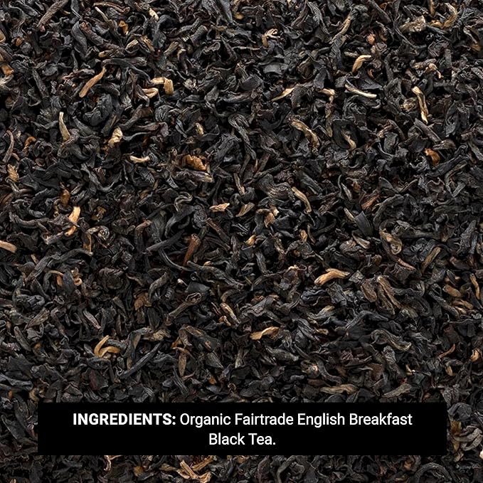 Frontier Co-op English Breakfast Black Tea, 1-Pound Bulk, Full, Robust, Malty Flavor, Kosher, Organic, Non ETO