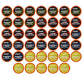 Brooklyn Beans Coffee Pods, Breakfast Gourmet Variety Pack - Compatible with Keurig K Cup Brewers Including 2.0 Machines, 40 Count, Light Roast Selection
