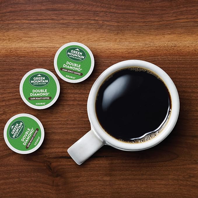 Green Mountain Coffee Double Black Diamond, K-Cup for Keurig Brewers, 24 Count (Pack of 2)
