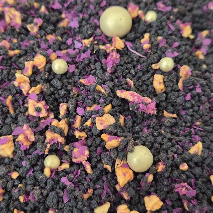 Spilled Tea | Ember Roasted Sweet Potato | Flavored Malty Assam CTC Black Tea with Purple Sweet Potato Flakes | Best Made with Chai / Royal Milk Tea / British Tea Making Method | Loose Leaf Tea