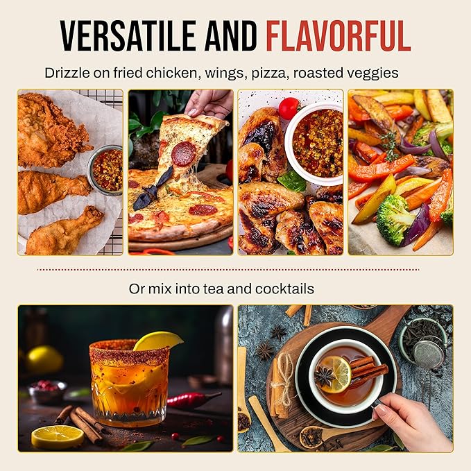 Montego Island Foods Scotch Bonnet Hot Honey – Sweet Heat with a Caribbean Kick – Made with All Natural Ingredients & Bold Spices – 12 oz Bottle (Net Wt. 16 oz) – For Drizzling, Dipping & Glazing