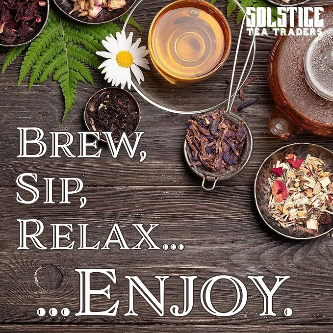 Solstice Loose Leaf Sencha Green Tea, 1 LB, Bulk 16-Ounces Japanese Style Green Sencha Tea - Approx 200+ Cups