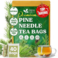 FreshDrinkUS, Pine Needle Tea Bags – 40 Tea Bags, Naturally Caffeine-Free, Refreshing Herbal Tea, Wild-Harvested Pine Leaves, Aromatic and Soothing – Non-GMO & Eco-Friendly Packaging