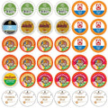 Crazy Cups Decaf Coffee Pods Variety Pack – Flavored & Unflavored Assorted Sampler, 36 Count, Compatible with Keurig K-Cup Brewers
