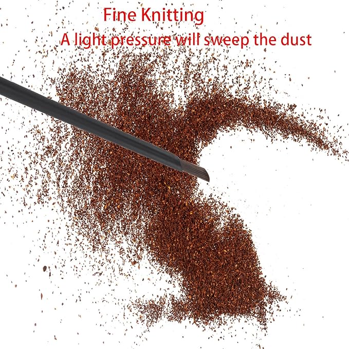 Coffee Grinder Cleaning Brush Black Nylon Bristles Plastic Handle High Efficiency Coffee Grinder Cleaner Brush