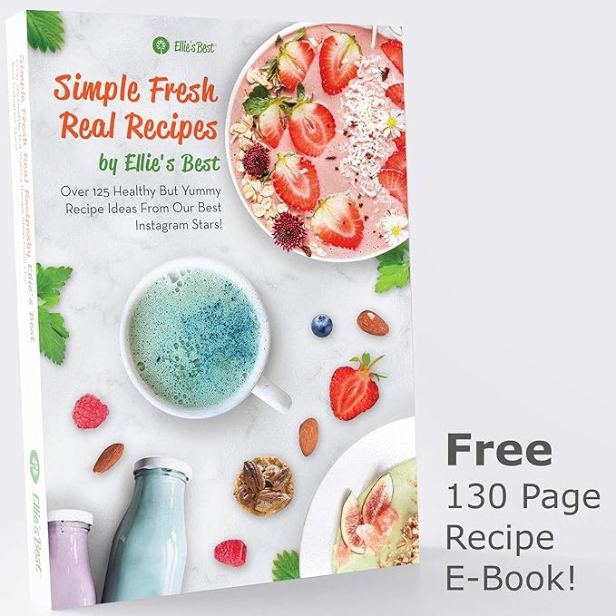 Pro Quality Nut Milk Bag & Raw Almonds - Kit includes Ellie's Best 12"X12" Reusable All Purpose Food Grade Nut Milk Bag Strainer & 1lb of Farm Fresh Wild Harvest Raw Almonds & Free Recipe Book