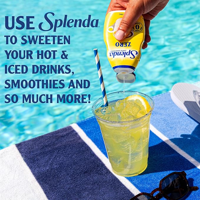 Splenda Liquid Zero Calorie Sweetener drops, 100ml (Pack of 2)