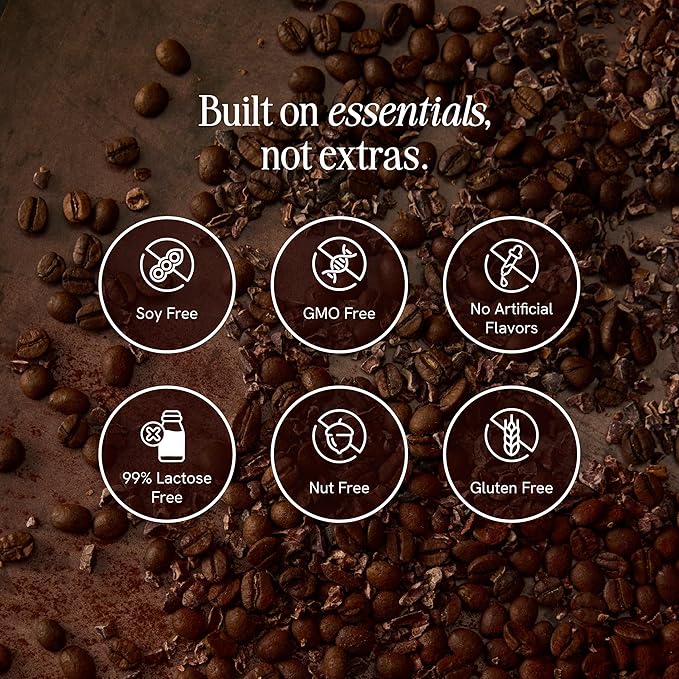 Protein Coffee - High Protein - Real Cold Brew - 20g Protein - 1g Sugar - 100 Calories - No Added Sugar - Coffee - Protein - 11 FL OZ - 12 Pack (Mocha)