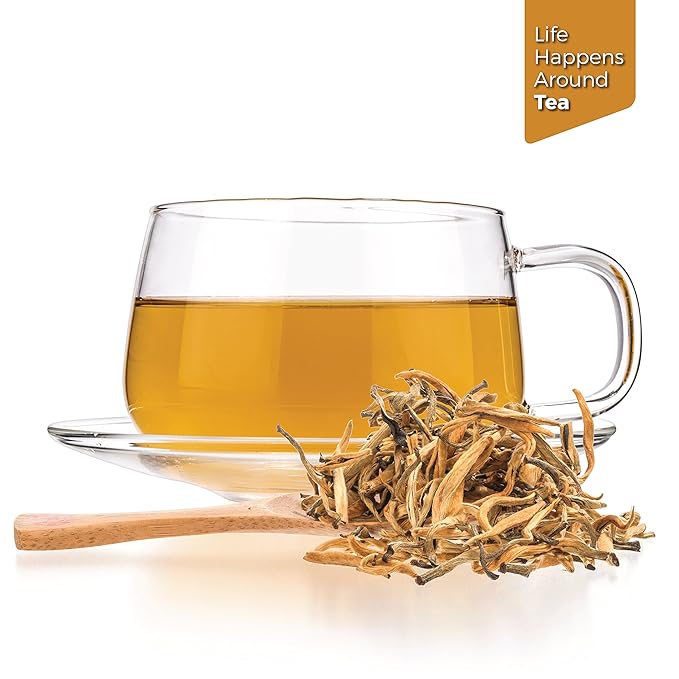 Tealyra - Imperial Golden Monkey - Yunnan Black Loose Leaf Tea - Best Chinese Black Tea - Bold Caffeine - 220g (8-ounce)