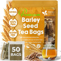 FreshDrinkUS, Premium 50 Barley Tea Bags, 100% Natural & Pure from Barley. Herbal Tea. Made with Natural Material Tea Bags. No Sugar, No Caffeine, No Gluten, Vegan.