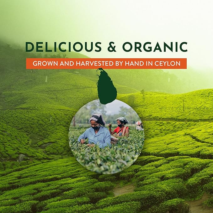 tekola Tea Co. - Organic Black tea. Premium Blend, Processed and Packed in Ceylon. Robust and Flavorful - 3 ounce