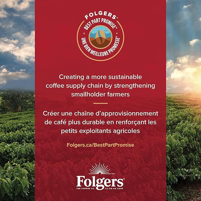 Folgers Hazelnut Cream K-Cup Coffee Pods 12 Count